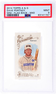 2014 Topps Allen and Ginter #241 Dave Portnoy Mini No Card Number /25 PSA 9