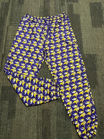 Apex One VTG Minnesota Vikings Nylon All Over Print Pants XL Cover