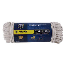 Clothesline, Diamond Braided Cotton, 7/32-In. x 100-Ft. 641891