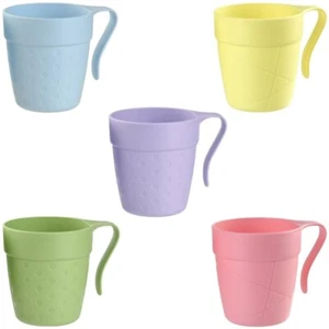 5x Kunststoffbecher Trinkbecher Plastikbecher Kinderbecher Kaffeebecher Mehrweg - Bild 1 von 4