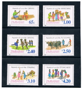 Zimbabwe 1997 Aspecto de la vida rural CV $4,00 - Imagen 1 de 1