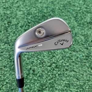 LH Callaway Apex MB Forged 21 Single 7 Iron S-Flex Project X 6.0 Steel Left 37" - Picture 1 of 13