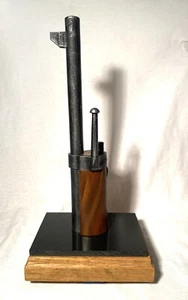 Support display stand for Berthier M.1892 bayo. with wooden base - Picture 1 of 5