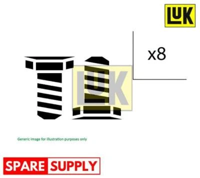 SCREW SET, FLYWHEEL FOR CITROËN FIAT PEUGEOT LUK 411 0170 10 - Image 1 of 4