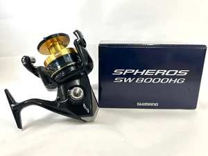 Shimano 21 SPHEROS SW 8000HG 5.6 Spinning Reel New in Box - Picture 1 of 3
