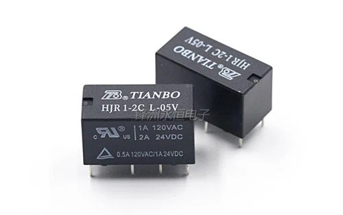 10PCS 8pins 5V TIANBO HJR1-2C L-05V HJR1-2CL-05V 2A Power PCB Mount Relay - Image 1 of 1