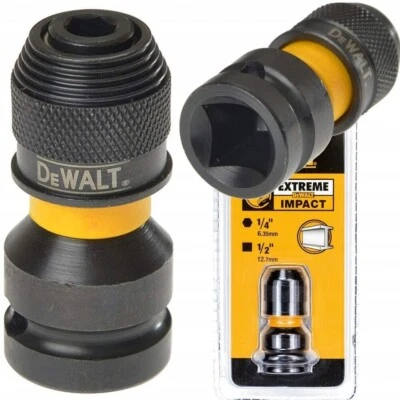 DeWalt Schlagschrauber 1/2" auf 1/4" Hex Adapter Nuss auf Bit  Aufnahme DT7508 - Bild 1 von 4