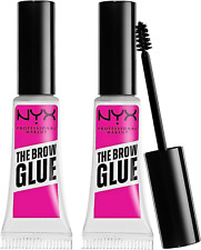 NYX Professional Makeup Brow Glue, Gel Sopracciglia Trasparente a Lunga Tenuta, 