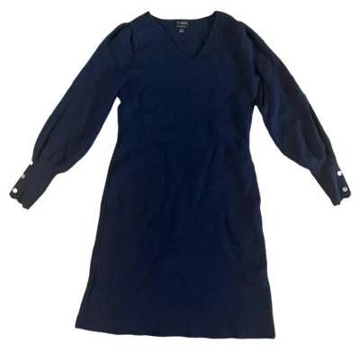 Vestido de lana azul marino Talbots - talla XS Foto 1 de 3