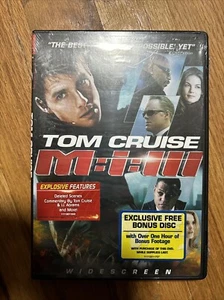 M:I:III Mission: Impossible 3 * Tom Cruise * Bonus Disc attached to back * New! - Picture 1 of 2