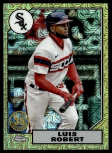 2022 Topps 1987 Baseball Chrome Mojo Luis Robert Chicago White Sox #T87C-9 - Picture 1 of 2
