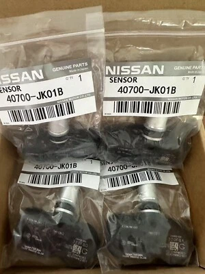 4PCS Tire Pressure Sensor OEM 40700-JK01B TPMS For Infiniti FX35 FX45 FX50 G35 - Imagem 1 de 4