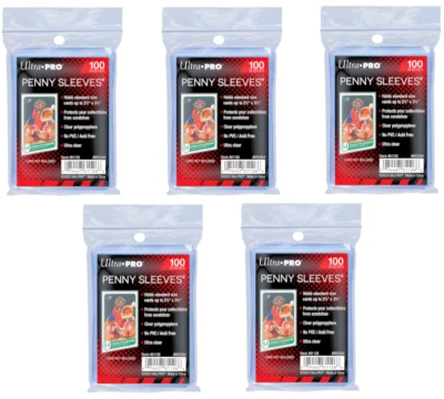 Ultra PRO Penny Sleeves 5x 100 Stück Tradingcard Sammelhüllen - Bild 1 von 2
