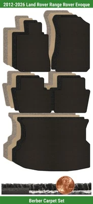 Juego de alfombrillas bereber personalizadas para Land Rover Range Rover Evoque '12-26 (5 piezas) #VDY Foto 1 de 4