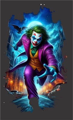 Nuevo Con Etiquetas / Camiseta Estampado Batmans Joker Camiseta Calidad Absorbente Foto 1 de 4