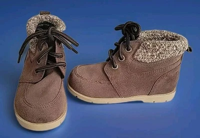 Vintage Fisher Price Toddler Suede Hiking Boots Size 8 - Image 1 of 4