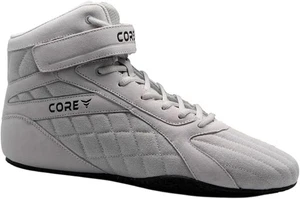 SCARPE BODYBUILDING CORE BEAST - Bianco - Uomo US Taglia 11,5 M Suola piatta antiscivolo - Foto 1 di 6