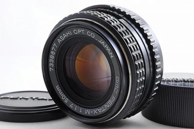 SMC Pentax-M 50mm F1.7 MF Standard Lens For K Mount NEAR MINT+ From Japan - Image 1 of 4