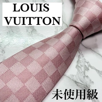 Corbata Damier Louis Vuitton 100 % seda sin usar grado accesorio de moda Foto 1 de 4