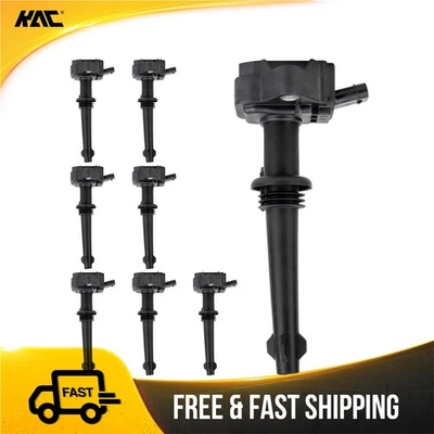 Set of 8 Ignition Coil UF618 Fits Land Rover Range Rover Sport 2010-2013 LR4 - Image 1 of 4