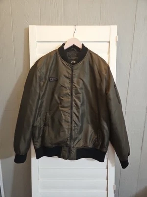 Abrigo Hombre Verde XL Bomber Quited En Excelente Estado  Foto 1 de 4