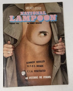 National Lampoon Magazine January 1976 Secret Issue Humor - Picture 1 of 3