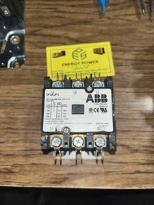 ABB DP30C3P-1 Contactor 3-Pole 30A, 120VAC Coil * Small Cosmetic Chip* - Picture 1 of 7