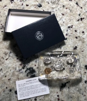 Lucite U.S. Mint Silver Type-Set; EXC. cond — Original Box & More! “MUST SEE”! - Image 1 of 4