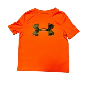Camicia sportiva Under Armour mimetica con logo taglia 4 - Foto 1 di 6