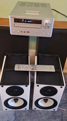 ONKYO DR-645 DVD-RECEIVER mit D-045 Lautsprecher&Fernbedienung  - Bild 1 von 4