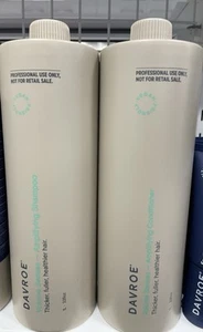 Davroe Volume Senses Amplifying Shampoo & Conditioner 1000ml 1 Litre DUO No Pump - Picture 1 of 2