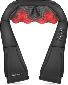 Shiatsu Neck & Shoulder Massager, w/ Heat, Deep Kneading, Electric, Pillow - Picture 1 of 17