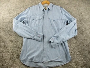 Rusty Shirt Medium Button Up - Hidden - Collared Long Sleeve - Picture 1 of 12