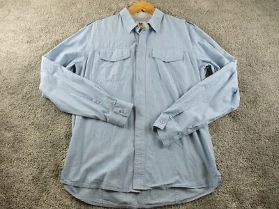 Rusty Shirt Medium Button Up - Hidden - Collared Long Sleeve - Image 1 of 4