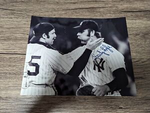 Yankees Sparky Lyle Signed Photo Autographed
