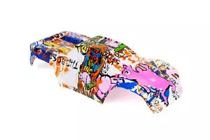 Custom Body Graffiti Pink Pig for V1 Traxxas Maxx 1/10 4X4 4WD Truck Shell Cover - Picture 1 of 8