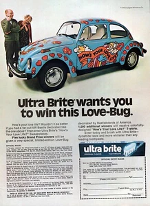 1975 Volkswagen Love Bug Original Color Print Ad - Picture 1 of 1