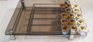 Tempered Glass 35 K-Cup Coffee Pod Under the Brewer Storage Drawer 13"x15.5" - Picture 1 of 5
