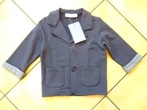 Jungen-Sweat-Blazer Gr 86 Klitzeklein Neu Blau Feier Hochzeit Weihnachten - Bild 1 von 2