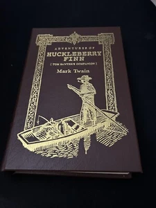 The Adventures of Huckleberry Finn - by Mark Twain - Leather - Easton Press 1994 - Picture 1 of 3