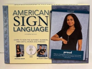 American Sign Language - Nichols, Catherine - set including book, 64 flash cards - Picture 1 of 2
