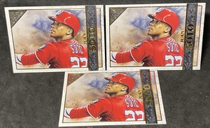 Juan Soto (3) #4 Portrait By Art Trout 2020 Topps Gallery Washington Nationals