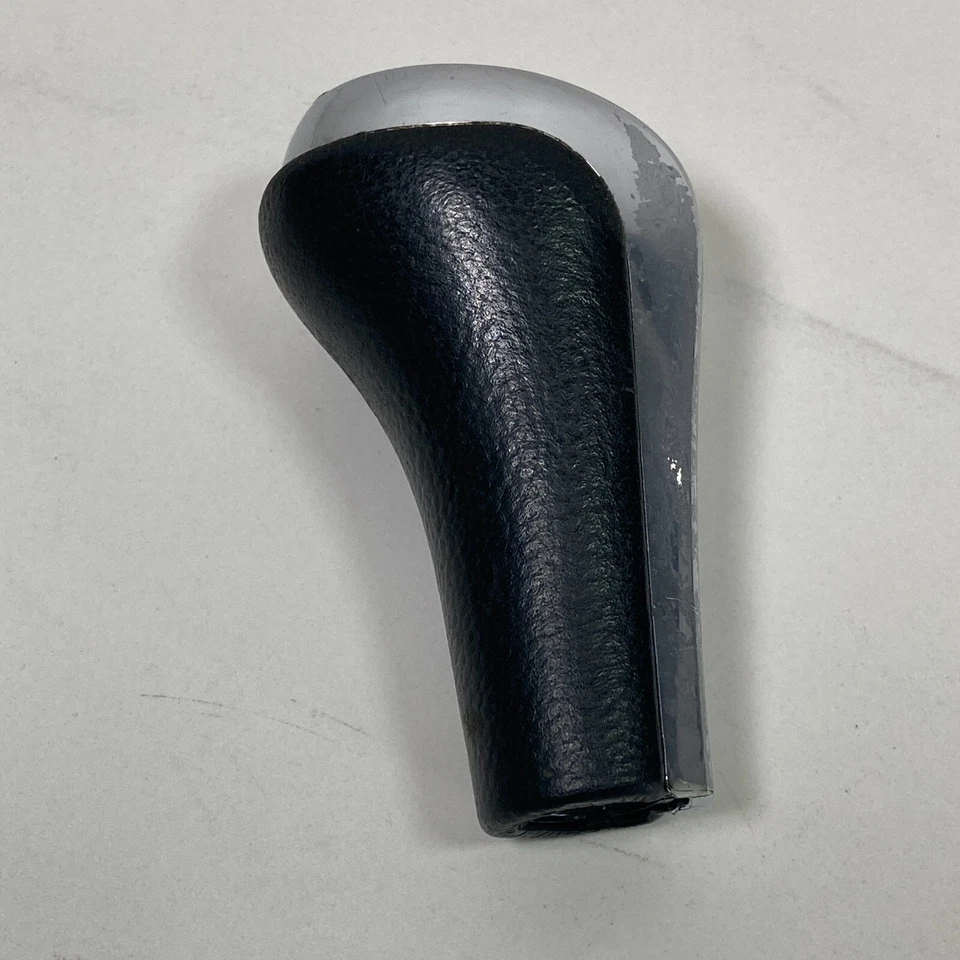 2001-2006 BMW 325i переключатель ручки кожаный ручной черный хром - Изображение 1 из 4