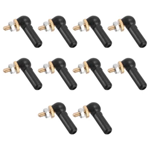 10pcs 2mm/M2 Linkage End Tie Rod End Metal Ball Head Black for RC Boat  Robot - Picture 1 of 4