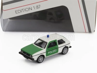 MODELLINO AUTO STATICO SCHUCO VW GOLF I POLIZEI MODELLISMO SCALA 1:87 - Immagine 1 di 4