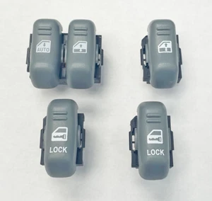 93-02 Firebird Trans Am Power Window Door Lock Switches Complete Set Buttons - Bild 1 von 1