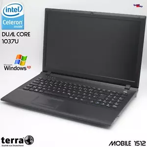 Terra Mobile 1512 Notebook Laptop Windows XP 16GB SSD 4GB DDR3 DVDRW HDMI - Picture 1 of 11