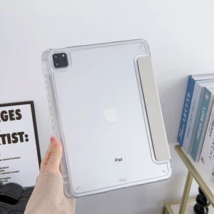 PU Smart Case For iPad 10th 9th 8th 7th Air 5/4 Pro Stand Cover With Pencil Slot - Picture 1 of 26