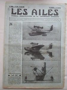 FLÜGEL 1934 669 LeO H-242 BLOCH 141 TAUCHERBOMBER SIKORSKY S-42 PARIS TANANARIVE - Bild 1 von 9