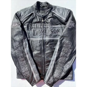 Harley Davidson Hombre’s CLASSIC CRUISER Chaqueta de Cuero Motocicleta Chaqueta de Cuero - Imagen 1 de 11